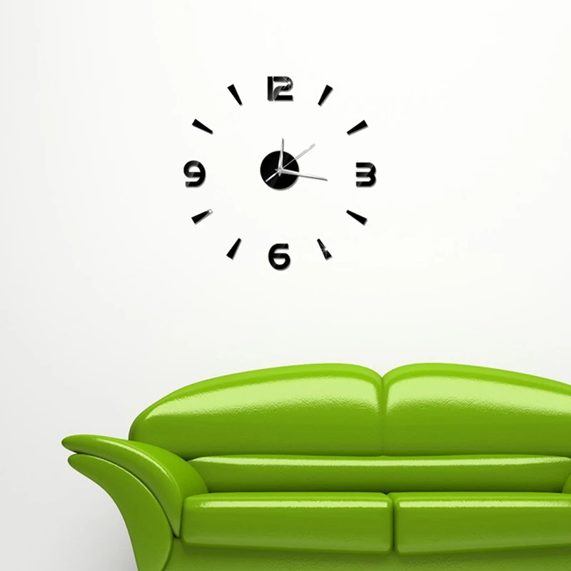 3D домашний декор кварцевые Diy настенные часы Horloge для гостиной Модные Акриловые