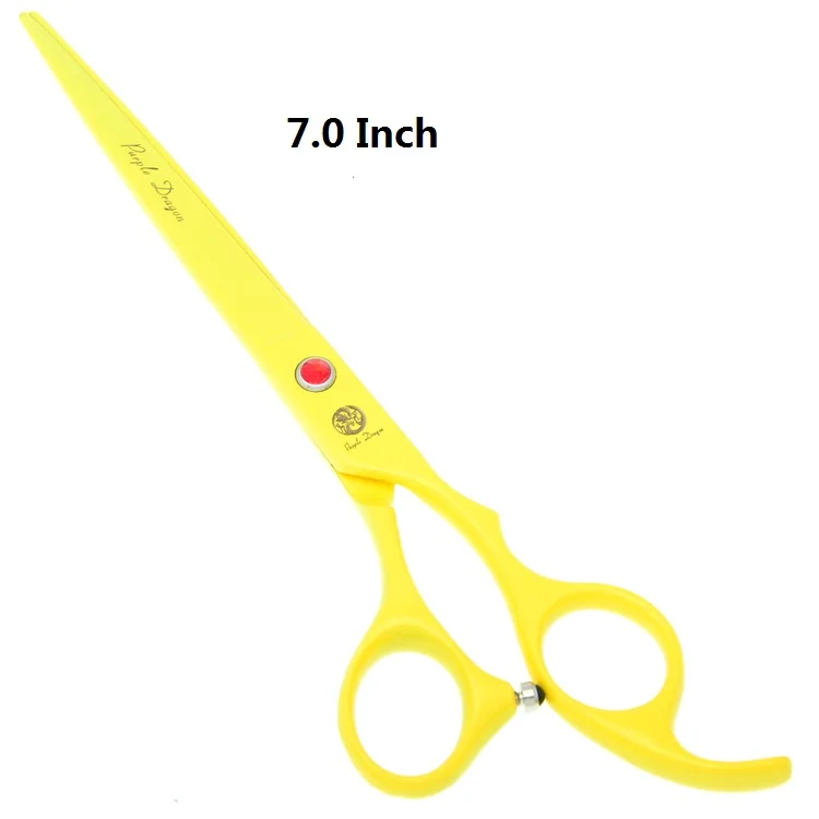LZS0374 S Cutting Фиолетовый дракон сталь 7," ножницы для ухода за собакой ножницы для резки домашних животных истончение обрезки клипер изогнутые Tesoura триммер для животных LZS0373 - Цвет: LZS0374 S Cutting