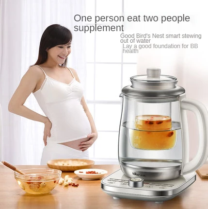 

1.8L The Bird's Nest Pot of Stewed In Water Automatic Thick Glass Health Pot Household Multifunctional Electric Kettle