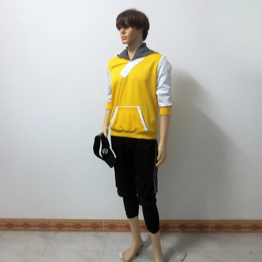 Костюм для косплея желтого цвета униформа на Хэллоуин любой размер |