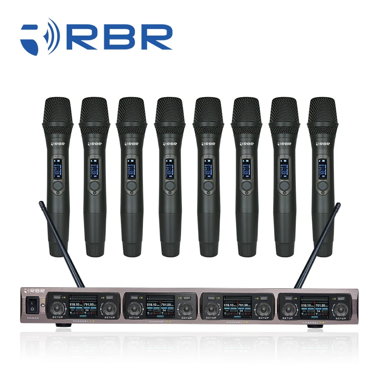 

Перезаряжаемый портативный 8-канальный беспроводной микрофон bm808k