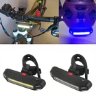 Светодиодный задний фонарь для велосипеда, многорежимсветильник водонепроницаемая лампа для велосипеда с USB-зарядкой, предупреждающий мигающий фонарь для безопасности, велосипедные аксессуары