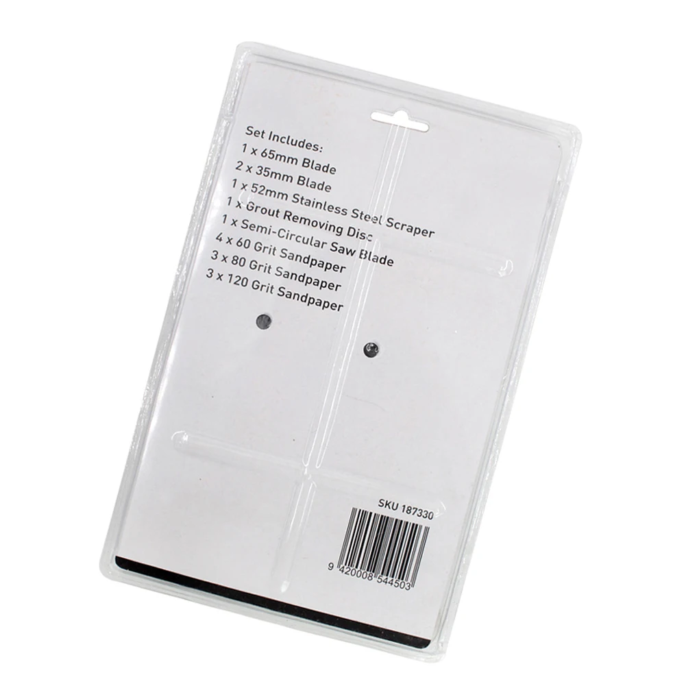 

16pcs Oscillating Power Tools Multitool Accessories Saw Blades Quick Release Kit for Sanding Grinding Cutting new