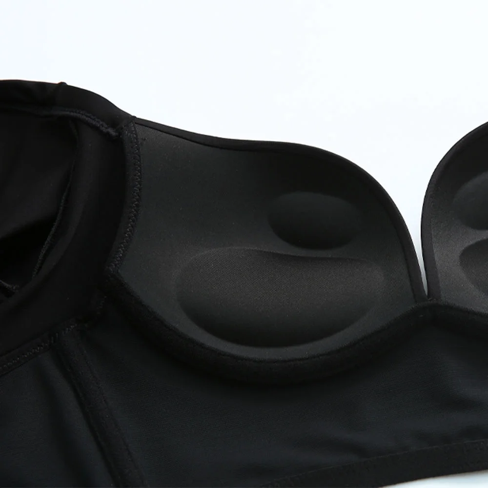 

Top With Cups U Type Backless Sexy Bralette Women Push Up Bra Seamless Wireless Thin Underwear Femme