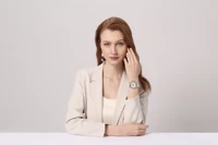 【Escapement time】Women's Quartz Watch 35mm Case VH31 Heat Treatment Hand