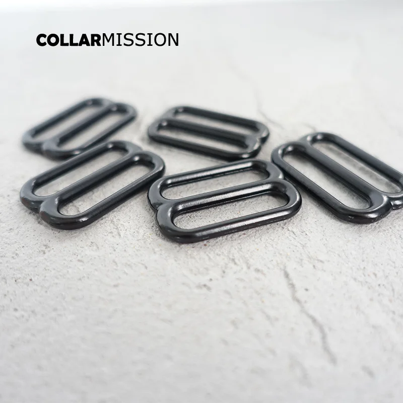 Розничная продажа высококачественный черный слайдер с металлической пряжкой и