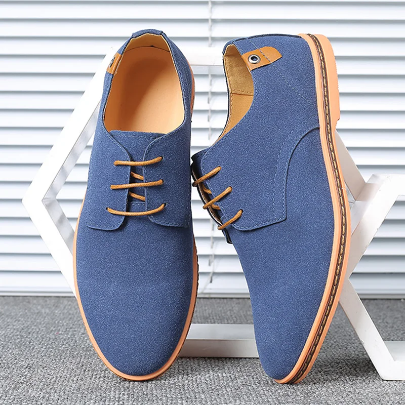 

Formale men business shoes suede sneakers elegant style 2021 new large size 47 48 sneakers man tennis