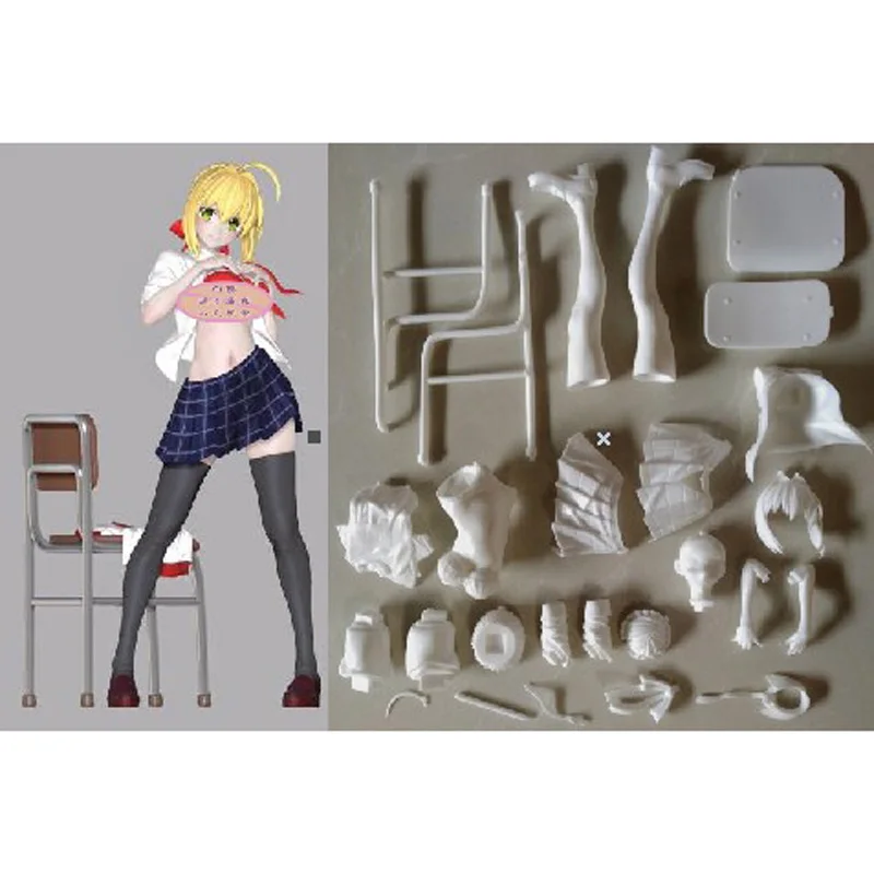 GK ручной wf2017 зимние судьба школьная форма сабля модель белого цвета в