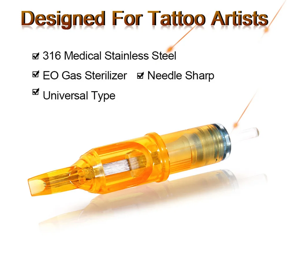 Одноразовые полуперманентные тату картриджи иглы 3RS/5RS/7RS/9RS/11RS/14RSSterilized Microblading