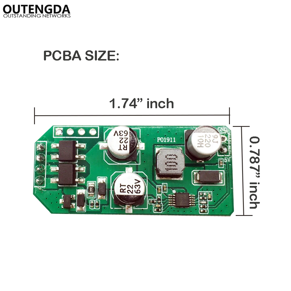 Разветвитель POE IEEE802.3af 48 В вход 5 кабель адаптер poe Модуль PCBA для беспроводного