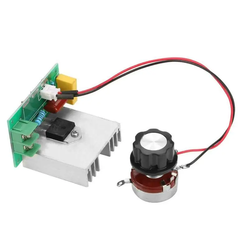 

6 * 4 * 4.5cm Controller Anti-peak 4000W 220V AC SCR Motor Speed Module