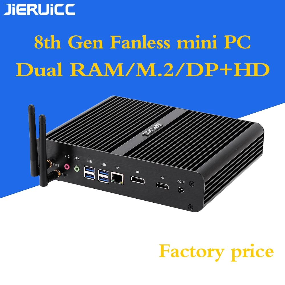 Офисный Рабочий ПК игровой htpc core i7 7th 8th gen процессор с двумя слотами оперативной