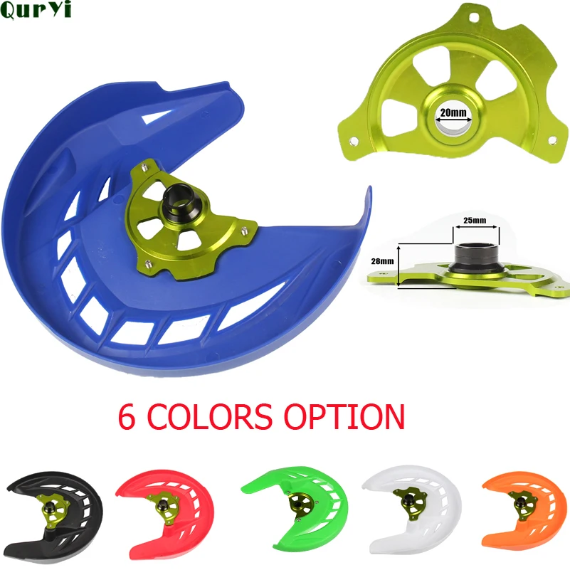 

Motorcycle Front Brake Disc Guard Protector For KX125 KX250 KXF250 KXF450 KX 250F 450F KX250F KX450F KLX450R MX Motocross