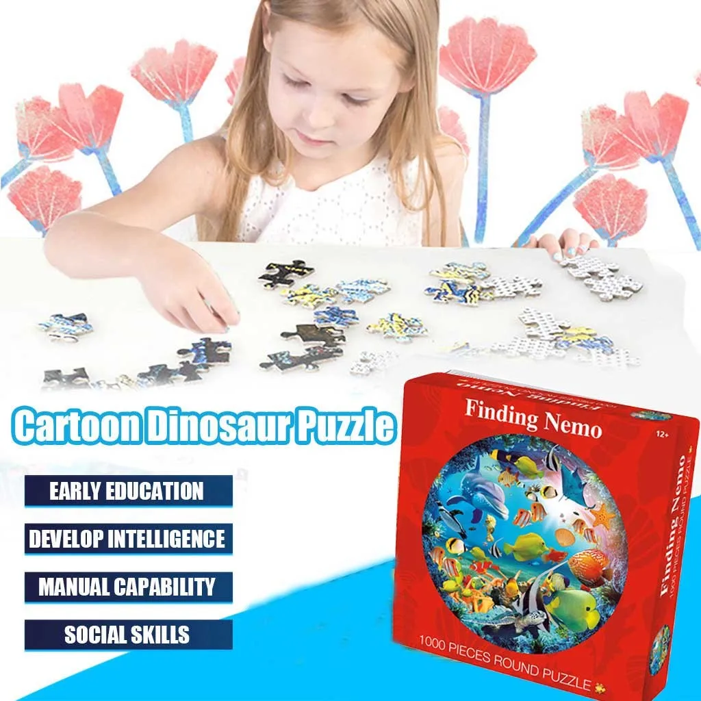 1000 штук головоломки для сборки игрушки взрослых детские игры пазлы с картинками