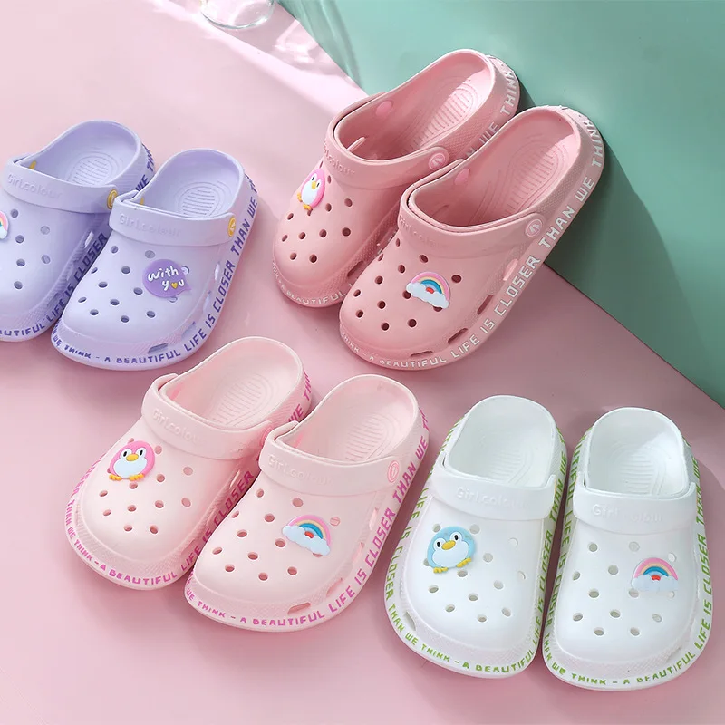 

Women's Sandals yellow croc Lady Girl Sandals Summer Women Casual Jelly Shoes Sandals Hollow Out Mesh Flats Beach Sandals 2021