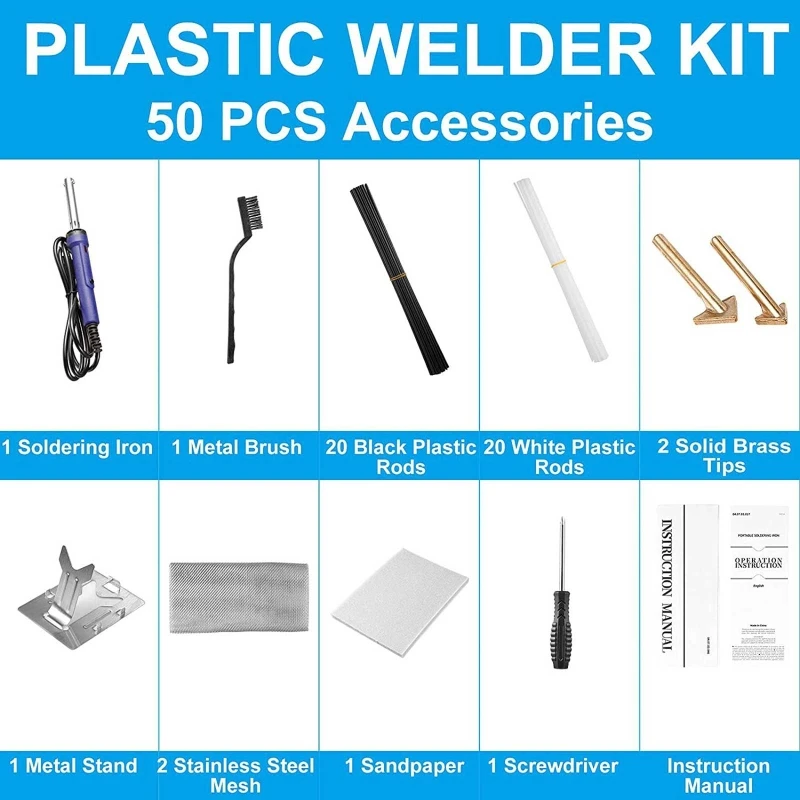 

Plastic Welding Tools Repair Broken Plastic Parts for Car Bumper Dashboard