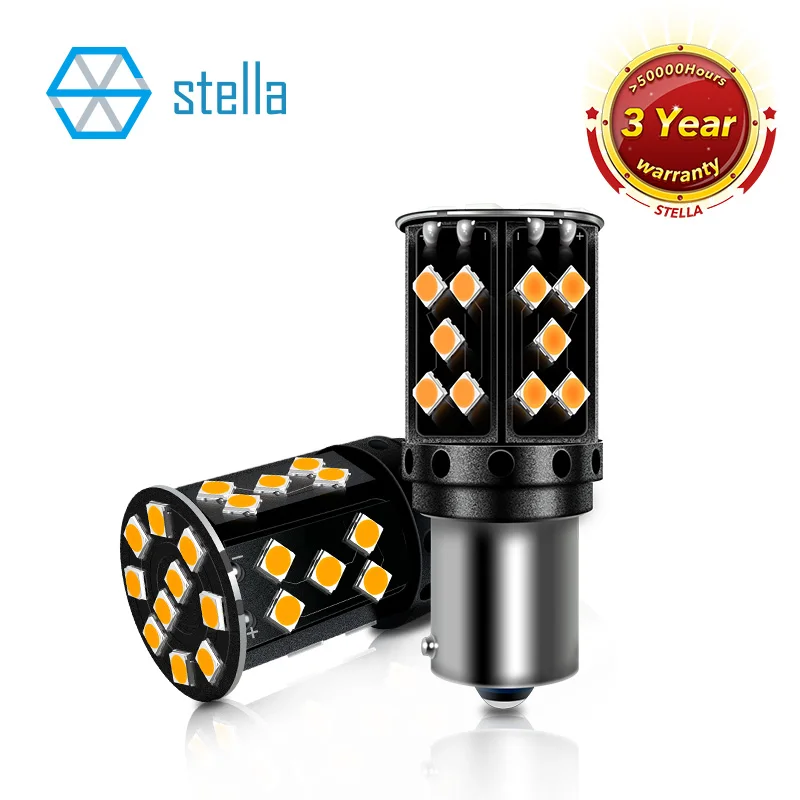 Стелла 2шт 21 Вт 100% canbus 1156 BA15S P21W BAU15S PY21W T20 7440 7443 WY21W W21W W21/5W 3156 T25 p27w авто светодиодный