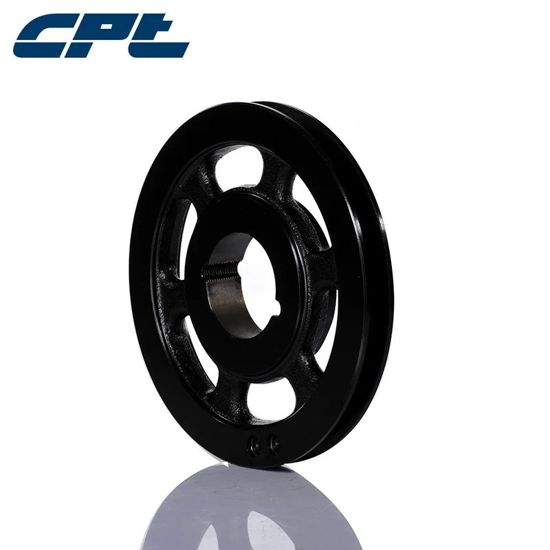 CPT Cast Iron SPB 1 groove v belt pulley sheave 219mm outside diameter 212mm pitch taper bushed bore SPB212-01-2012 | Обустройство