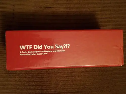 WTF вы говорите английская версия горячей карточной игры анти человеческие карты