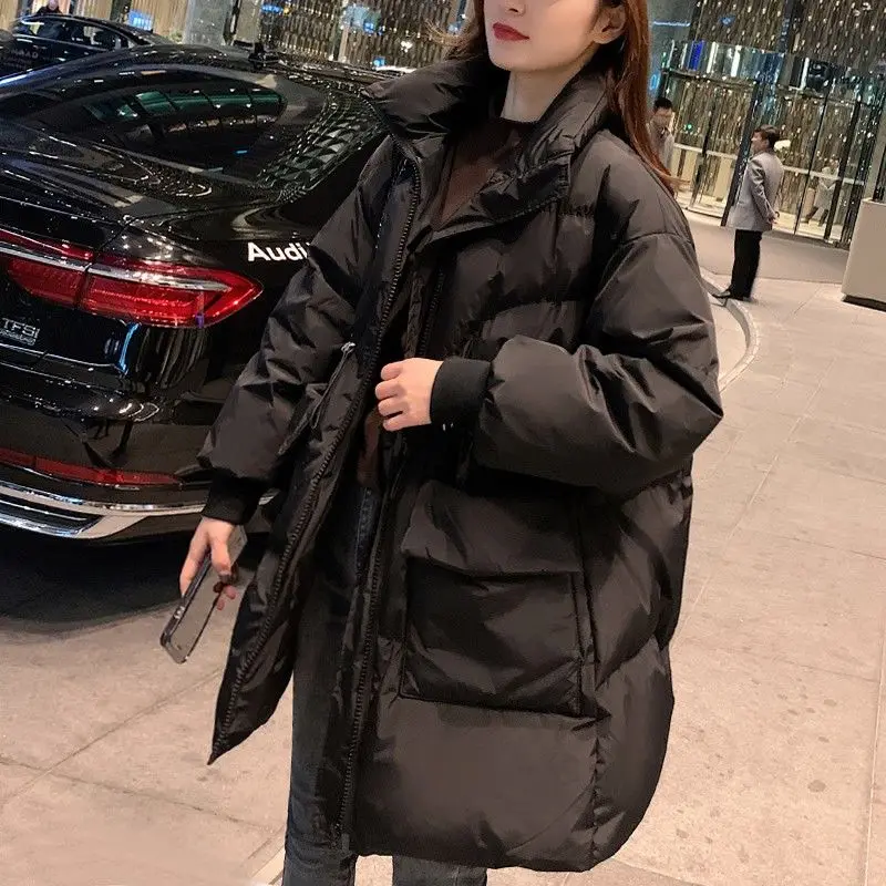 

Осенне-зимнее пальто для беременных женщин новая Корейская версия молодежного и среднего возраста кардиган с отложным воротником и длинны...