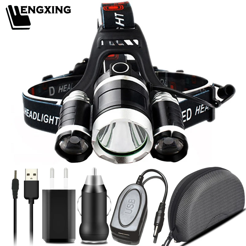 

Внешний аккумулятор Litwod для кемпинга, рыбалки, доставка из России, светодиодный налобный фонарь, головной фонарик, фонарь XM-L T6, аккумулятор ...