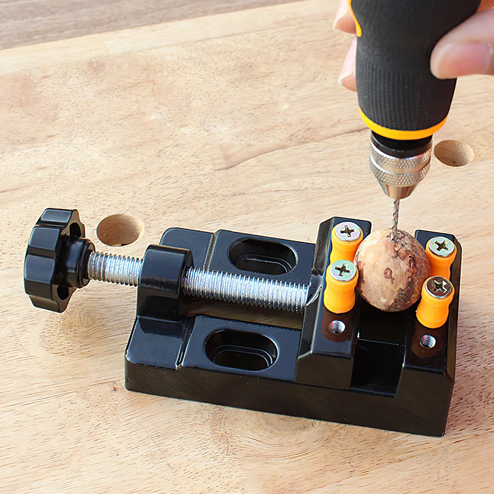 Струбцина Mini Jaw для стола, 57 мм, регулируемая для сверлильного пресса, ремонта деревообрабатывающих инструментов и резьбы по дереву.