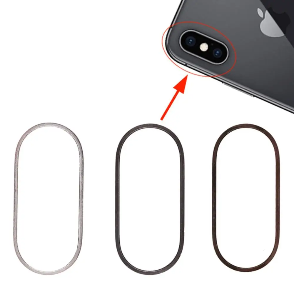 10 шт. задняя рамка для камеры iPhone X XS Max крышка объектива Сменные запасные части
