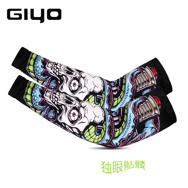 Style 9 Giyo дышащие быстросохнущие велосипедные гетры для рук, велосипедные рукава, защита от ультрафиолета, для альпинизма, спорта на открытом воздухе, нарукавники - Цвет: Style 9