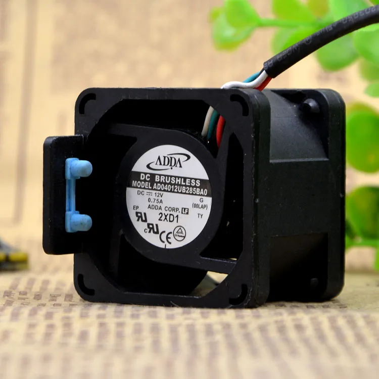 Охлаждающий вентилятор Adda AD04012UB285BA0, 12 В, 4028 А, 4 см, дюйма, 4-проводной, ШИМ