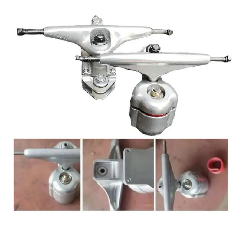 New Land Surfing Skateboard Bridge S6 Water Bridge Rear Axle With Gasket Bridge Surfskate Trucks Skateboard Steering Support