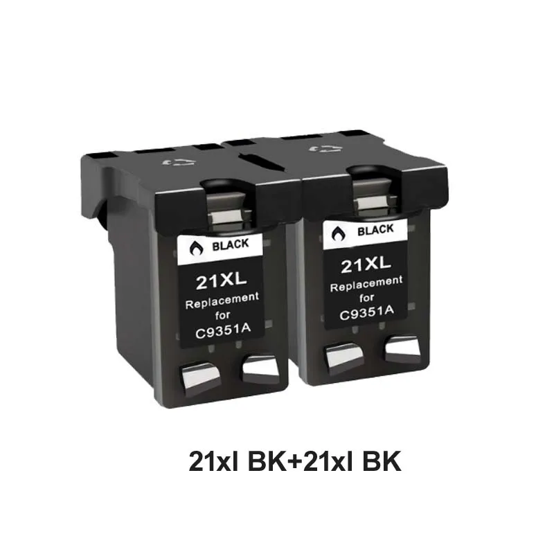 2x21xl Совместимый картридж с чернилами Замена для hp 21 22 hp21 hp22 21XL 22XL с чернилами hp Deskjet F2180 F2280 F4180 F380 380 D2300 F2200 принтер - Цвет: 2x21xl