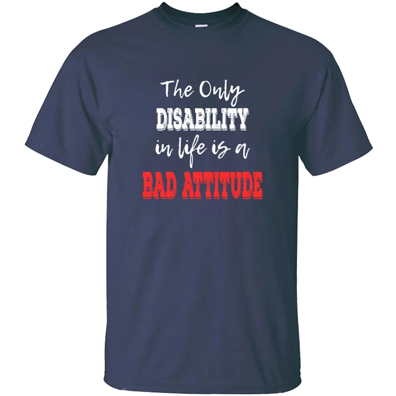 Футболка с принтом A Cool Attitude Tee For You Say The Only Мужская футболка круглым вырезом