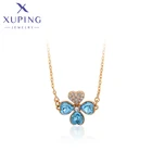 Xuping модные ювелирные изделия, новые Очаровательные Кристаллы, ожерелье с кулоном золотого цвета A00513494