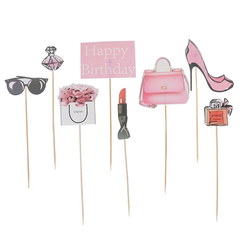 Красивая девушка бикини на день рождения торт Топпер кекс сделай сам украшения