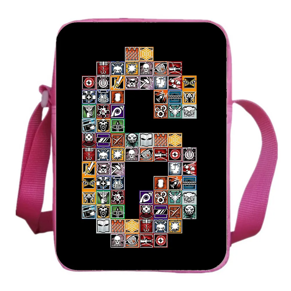 Rainbow Six Siege Shoulder Bag Teen Messenger Bags Students Rucksack Boy Girl Crossbody Bookbag Back To School Gift Mochila