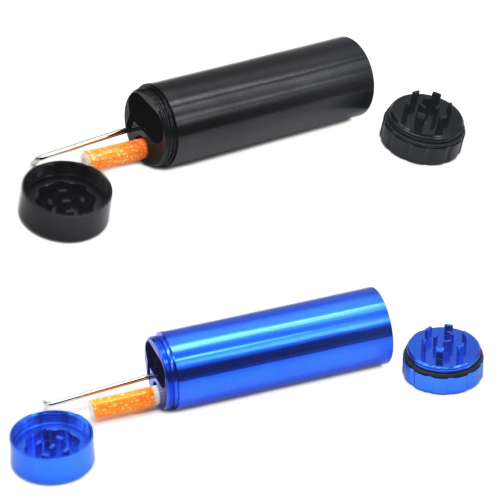 10 шт. измельчитель для оптовых продаж травы с держателем сигарет и коробка