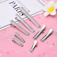 50pcs100pcs lot metal crocodile clips cable lead testing metal alligator clips clamps hair clips hairpins 35mm 75mm test clip