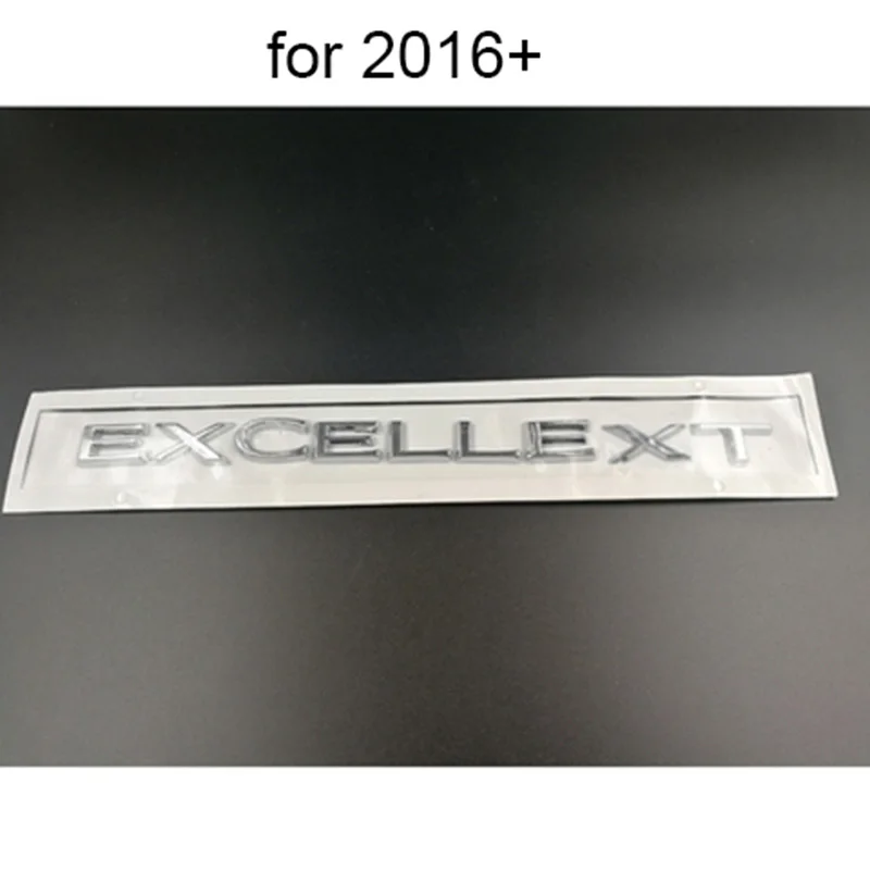 Chrome Letters 15N 15T 18T EXCELLE GT GX XT Emblem Badge Car Styling Boot Lid Trunk Logo Accessory Sticker for Buick Excelle | Автомобили