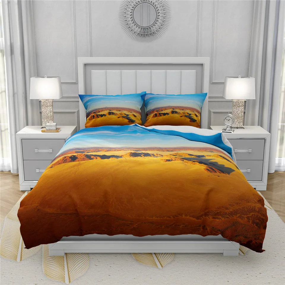 3D пододеяльник Desert Scenery набор с пододеяльником для односпальной двойной