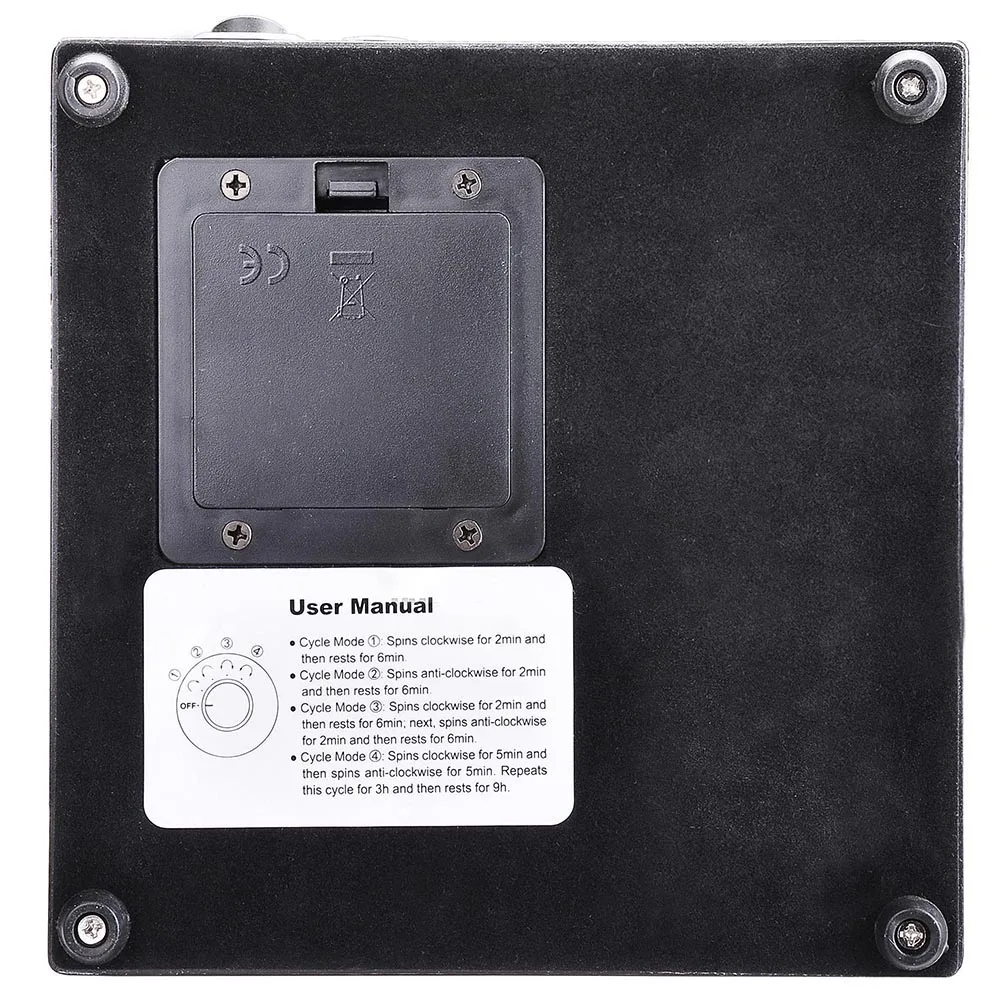 Yescom автоматический двойной намоточный дисплей коробка Вишневый Деревянный