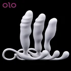 Оло Анальная пробка Анальный массажер простаты стимулятор точки G Мужская мастурбация секс-игрушки для мужчин товары для взрослых Эротические игрушки