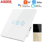 ASEER Tuya Smart Life WiFi занавес слепой переключатель ЕС для рольставни Электрический мотор Google Home Alexa эхо Голосовое управление