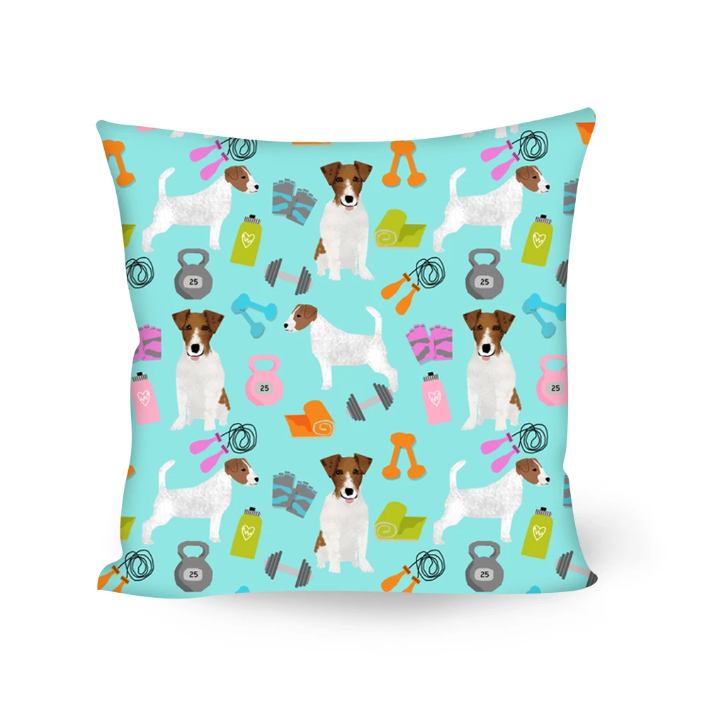 Upetstory чехол для подушки Джека Расселла терьера домашней наволочка кровати