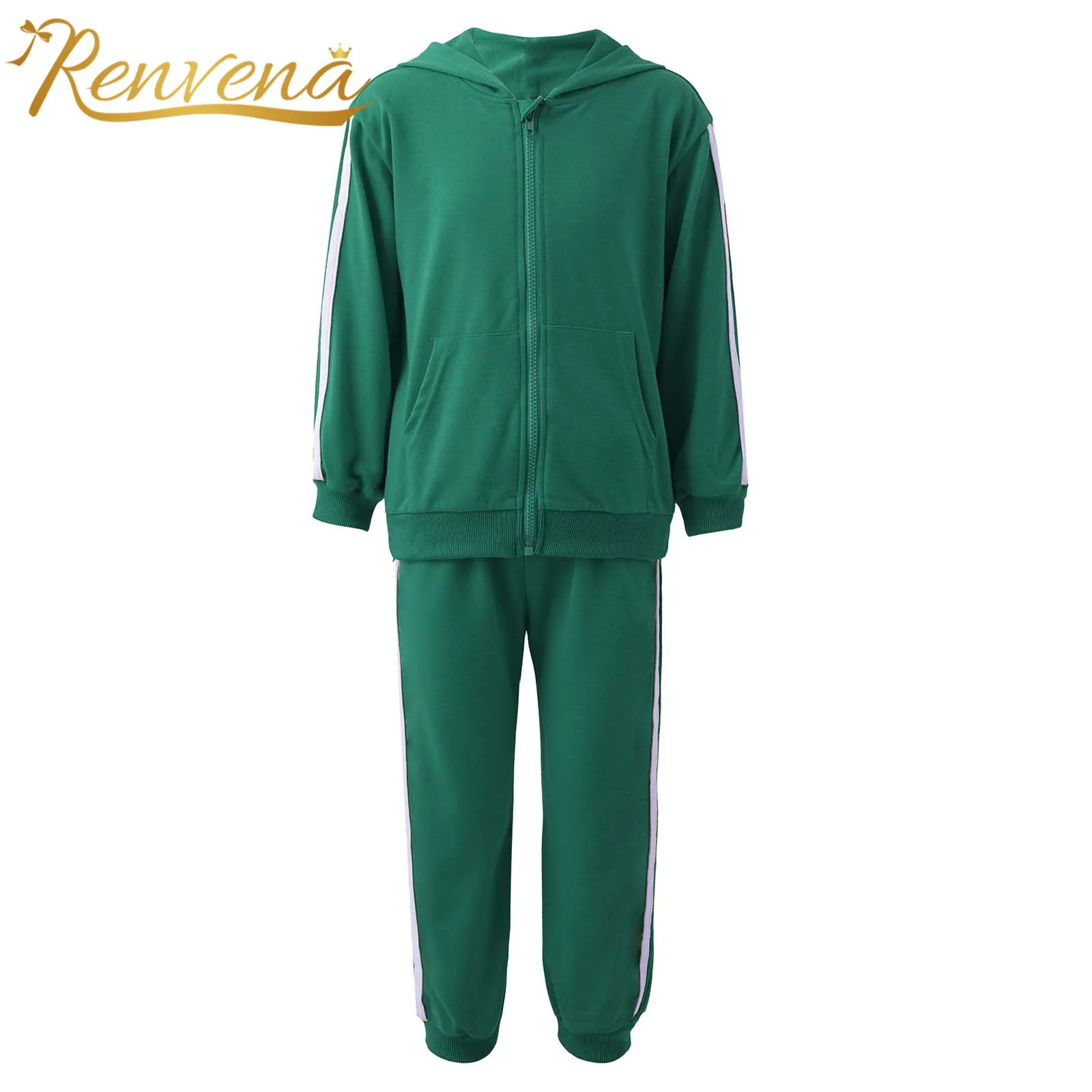 

Kids Boys Sport Clothes Sets Sports Wear Tracksuits Hooded Sweatshirt Top + Pants Chidlren Clothing Set for Workout Fitenss