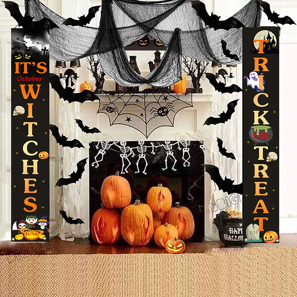 Украшение BIEMLERFN для Хэллоуина в виде тыквы призрака скелета украшение входной