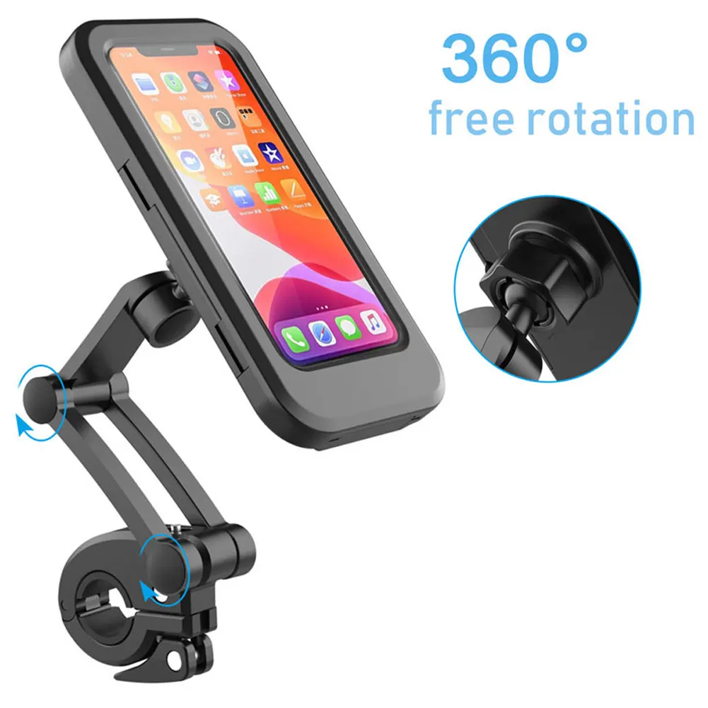 Регулируемый водонепроницаемый велосипедный держатель для телефона