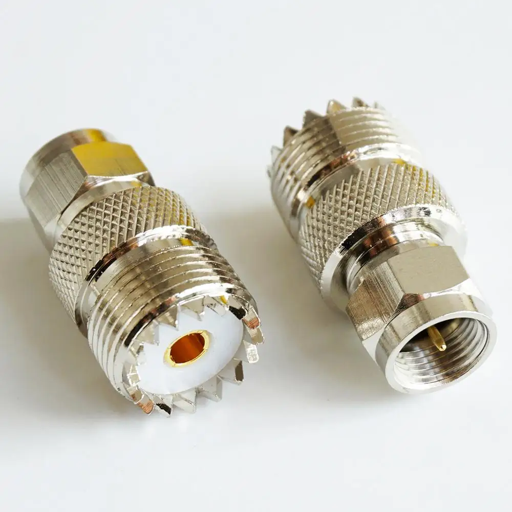 1X шт PL259 PL-259 SO239 так-239 UHF Женский объектив Nikon F штекер ТВ Латунь Прямой высокого