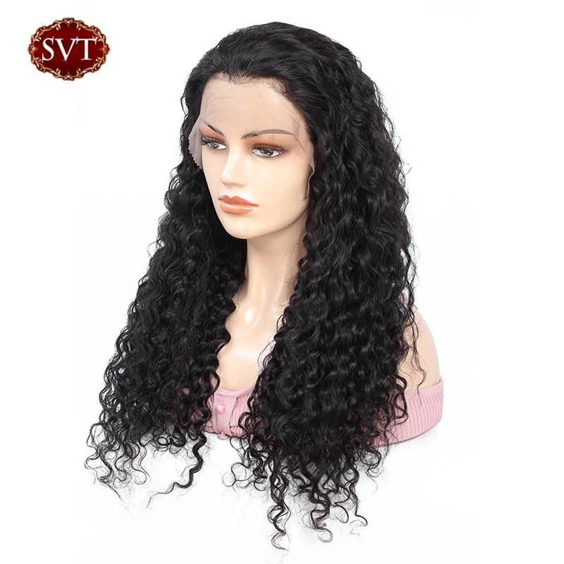 SVT 13x4 человеческие волосы на кружеве парики бразильские remy для черных женщин