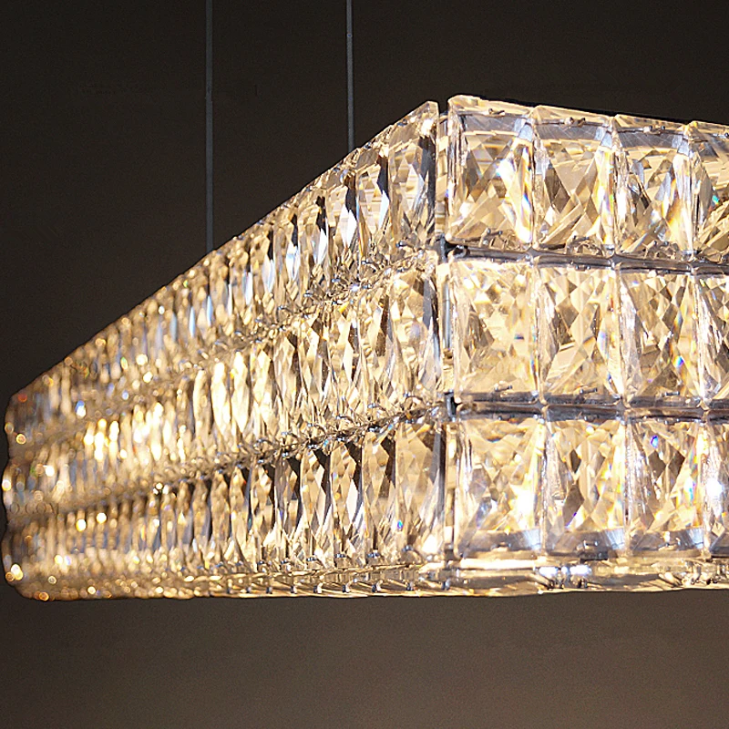 FSS Современная круглая хрустальная люстра для спальни гостиной отеля виллы