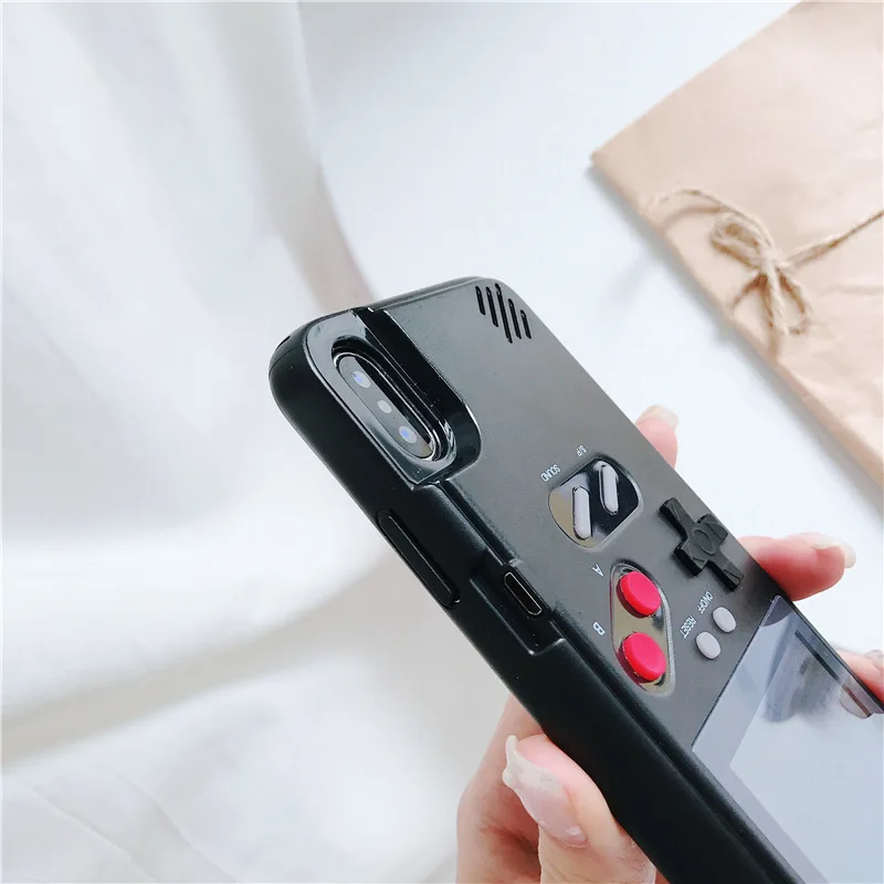 The new color screen mobile phone case Classic nostalgic It works on iPhone X XS Max XR 6S 6 7 8 Plus and other models |